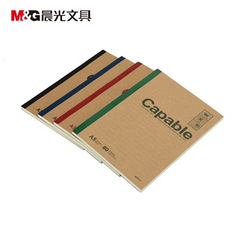晨光A5無(wú)線裝訂本80頁(yè)雅致辦公APYJU550